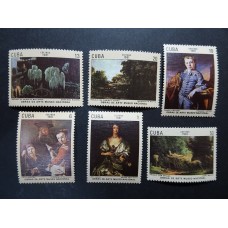 CUBA 1981 SERIE COMPLETA DE ESTAMPILLAS NUEVA MINT PINTURAS